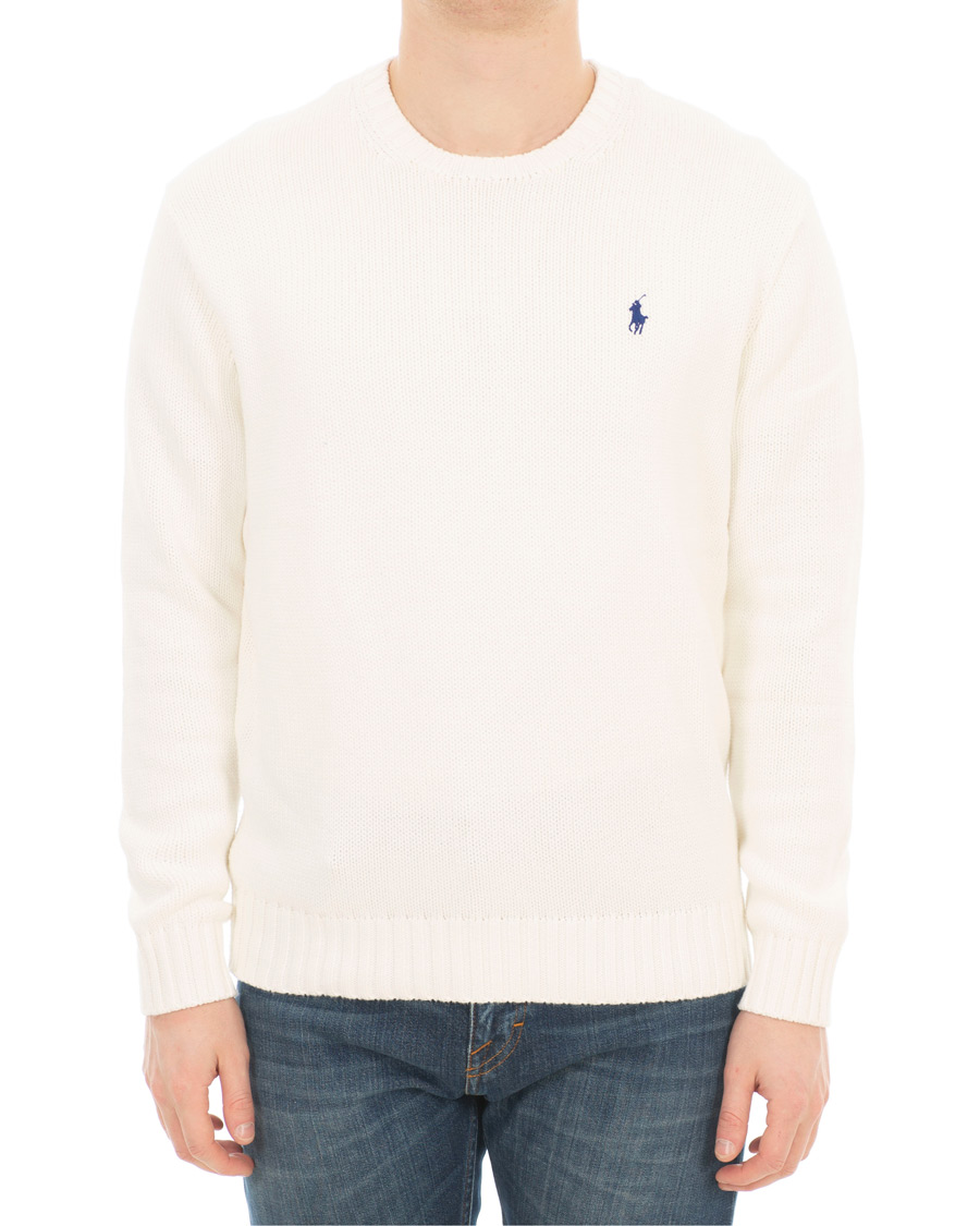 Herren | Pullover | Polo Ralph Lauren | Crisby Cotton Crew Neck White