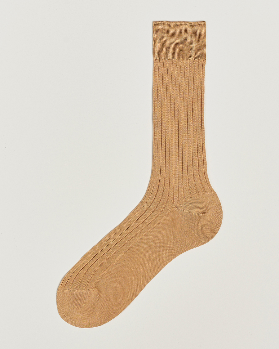 Herren | Unterwäsche | Bresciani | Cotton Ribbed Short Socks Light Khaki