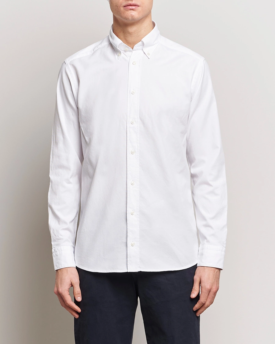 Herren | Kleidung | Eton | Slim Fit Royal Oxford Button Down White