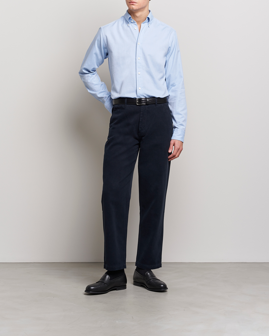 Herren | Hemden | Eton | Slim Fit Royal Oxford Button Down Light Blue