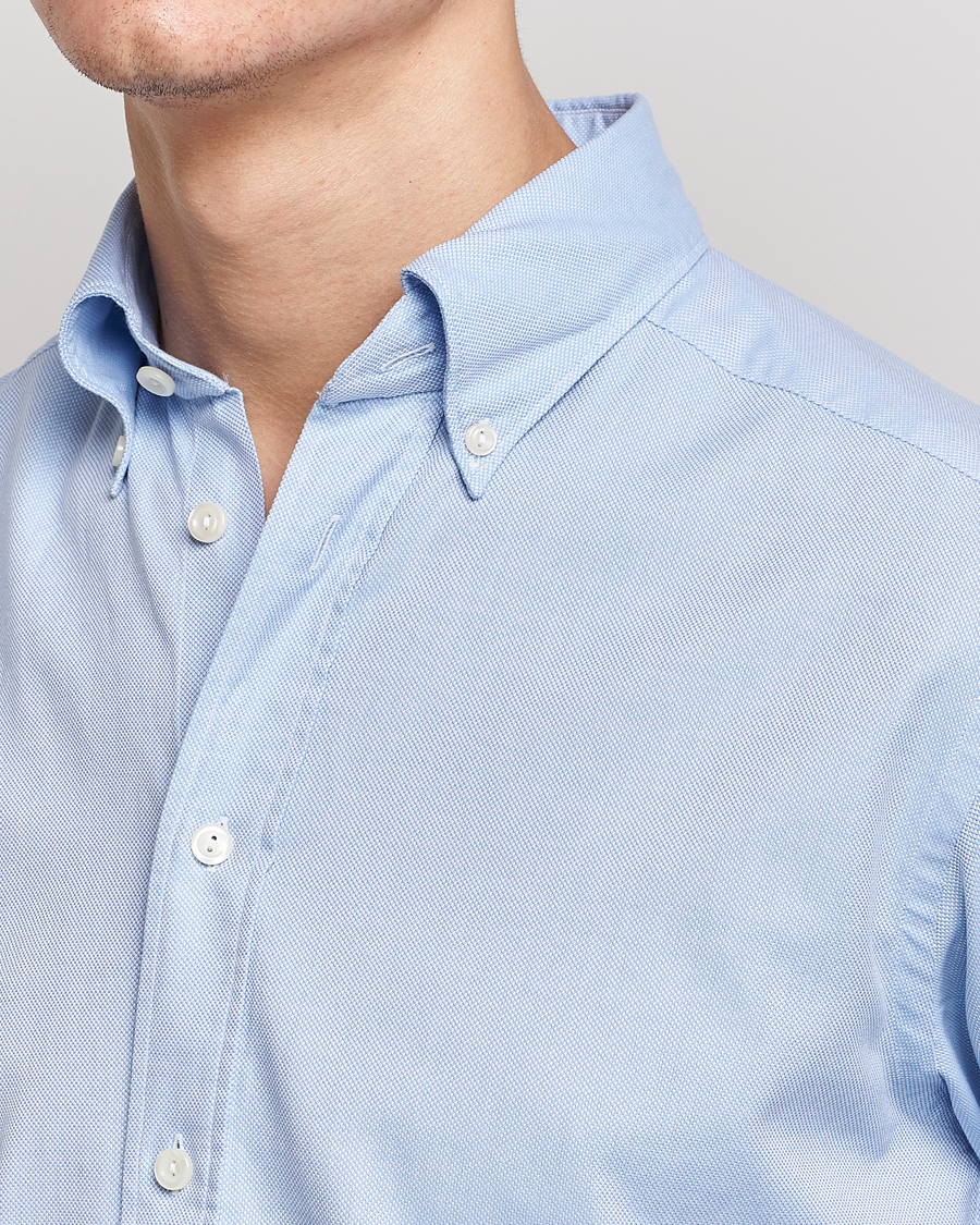 Herren | Hemden | Eton | Slim Fit Royal Oxford Button Down Light Blue