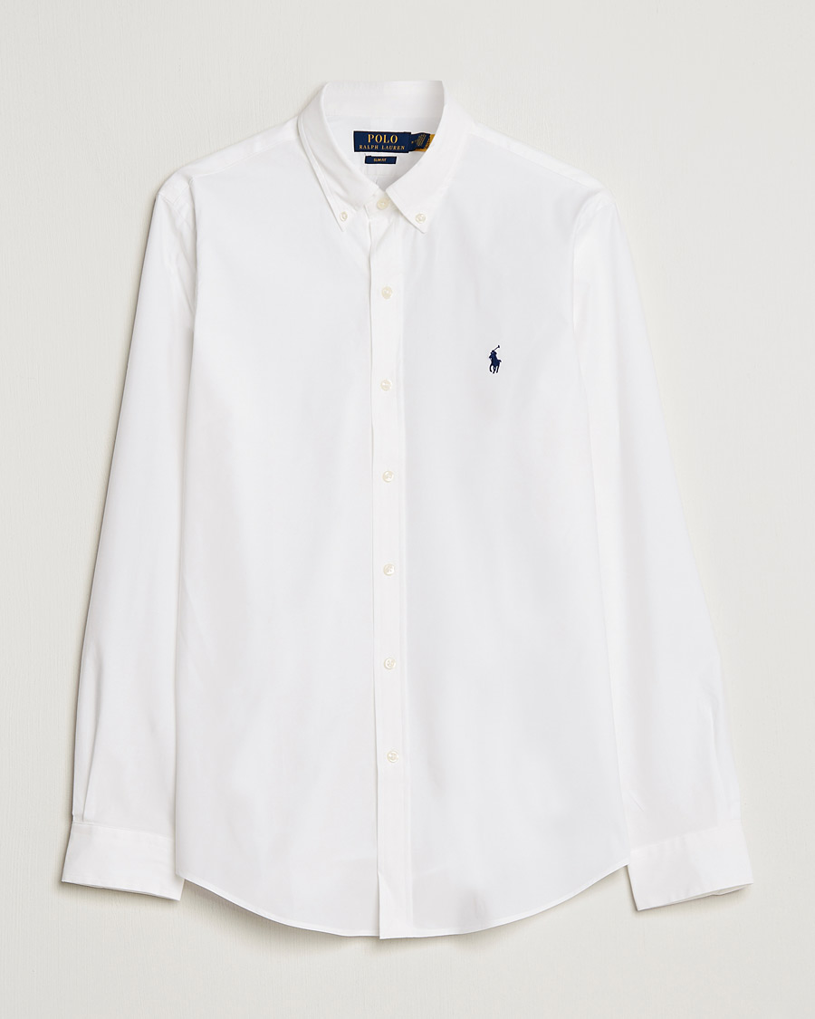 Herren | Hemden | Polo Ralph Lauren | Slim Fit Shirt Poplin White