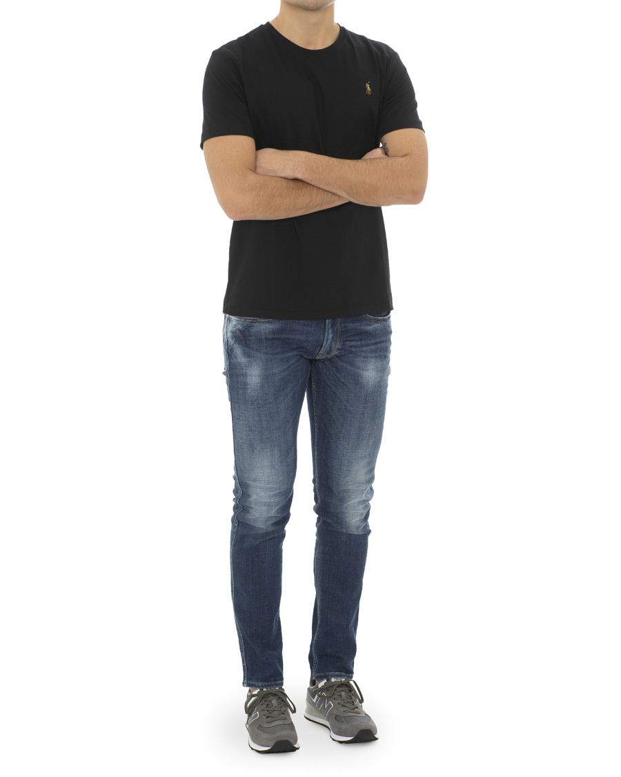 Herren | T-Shirts | Polo Ralph Lauren | Luxury Pima Cotton Crew Neck Tee Black