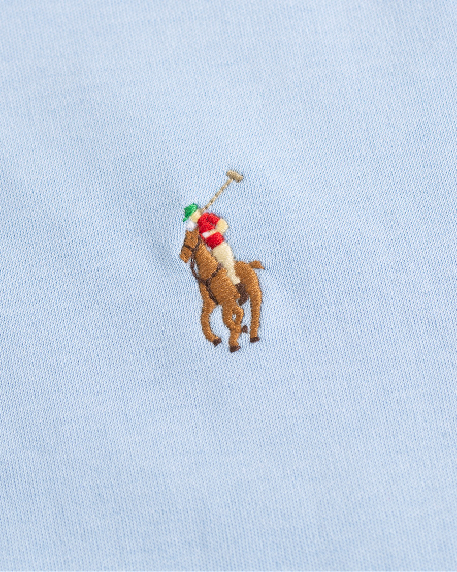 Herren | T-Shirts | Polo Ralph Lauren | Luxury Pima Cotton Crew Neck Tee Elite Blue