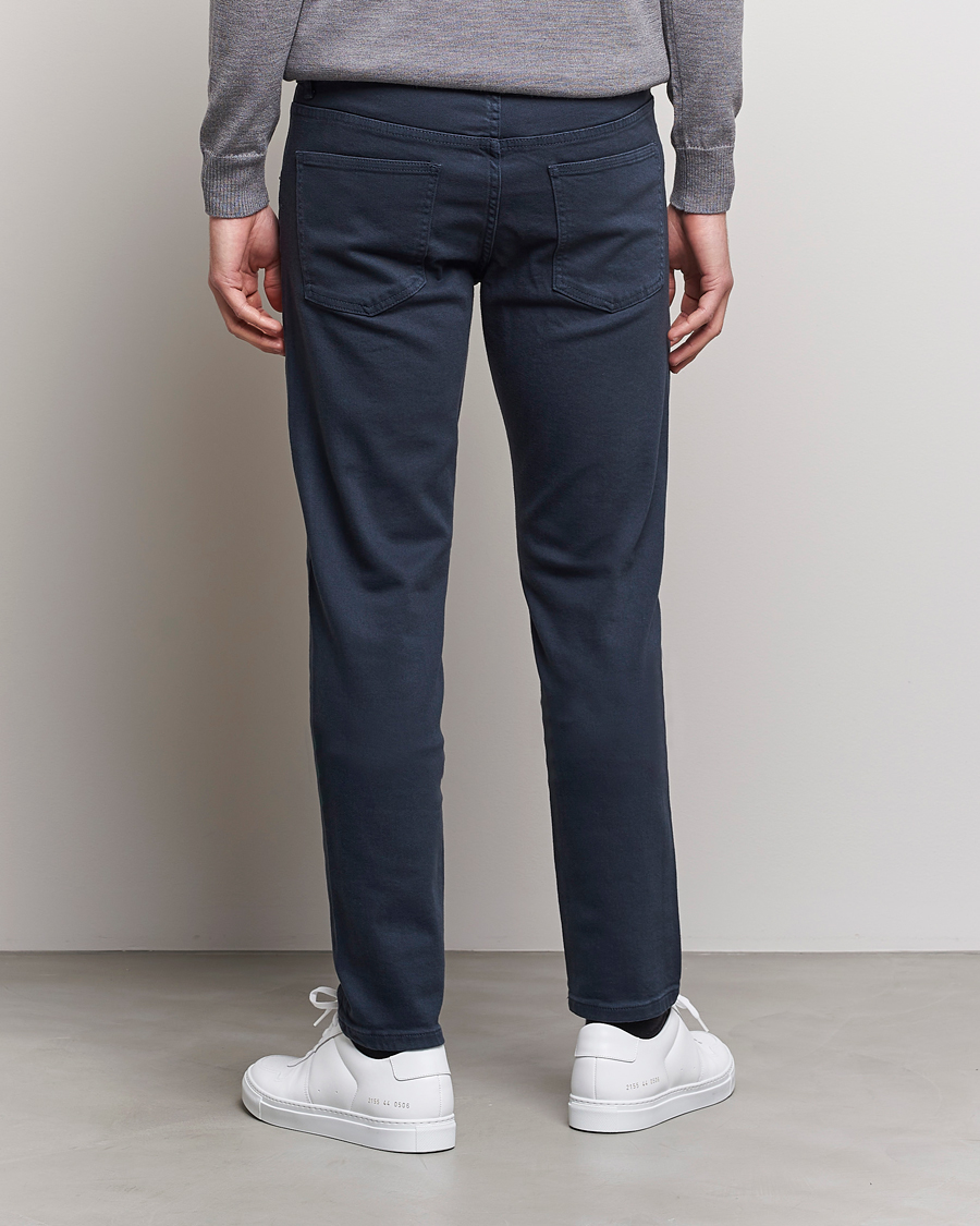 Herren | Hosen | J.Lindeberg | Jay Solid Stretch 5-Pocket Pants Navy