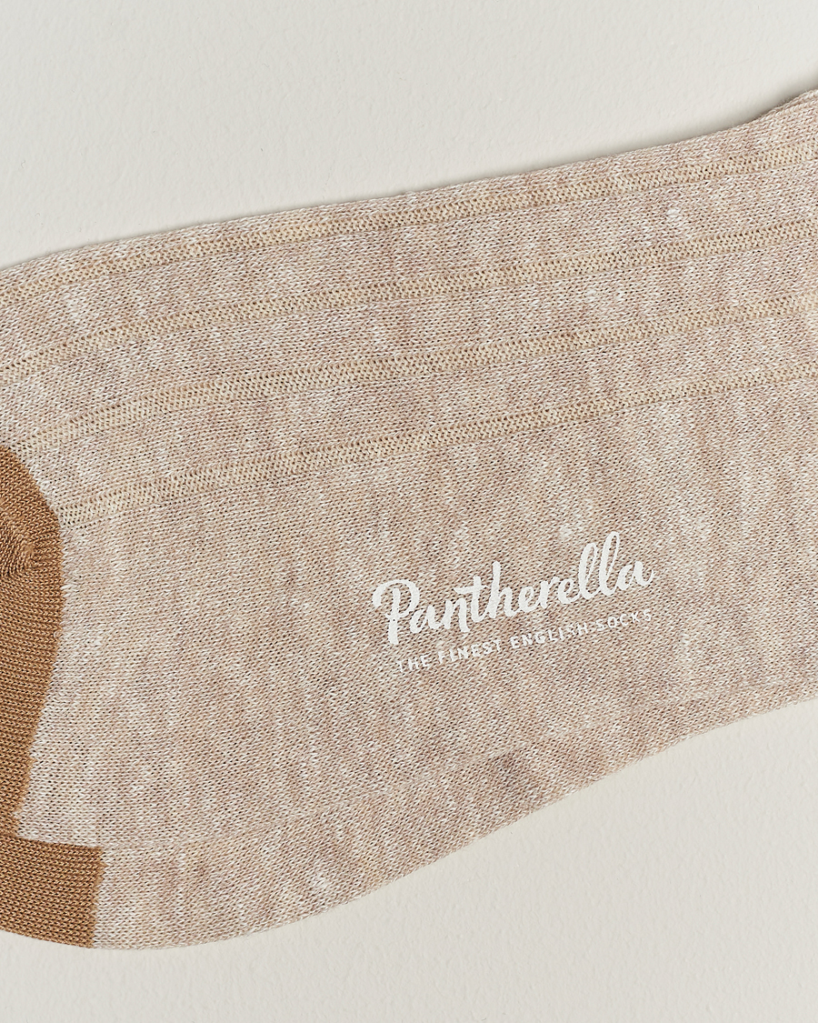 Herren | Kleidung | Pantherella | Hamada Linen/Cotton/Nylon Sock Beige