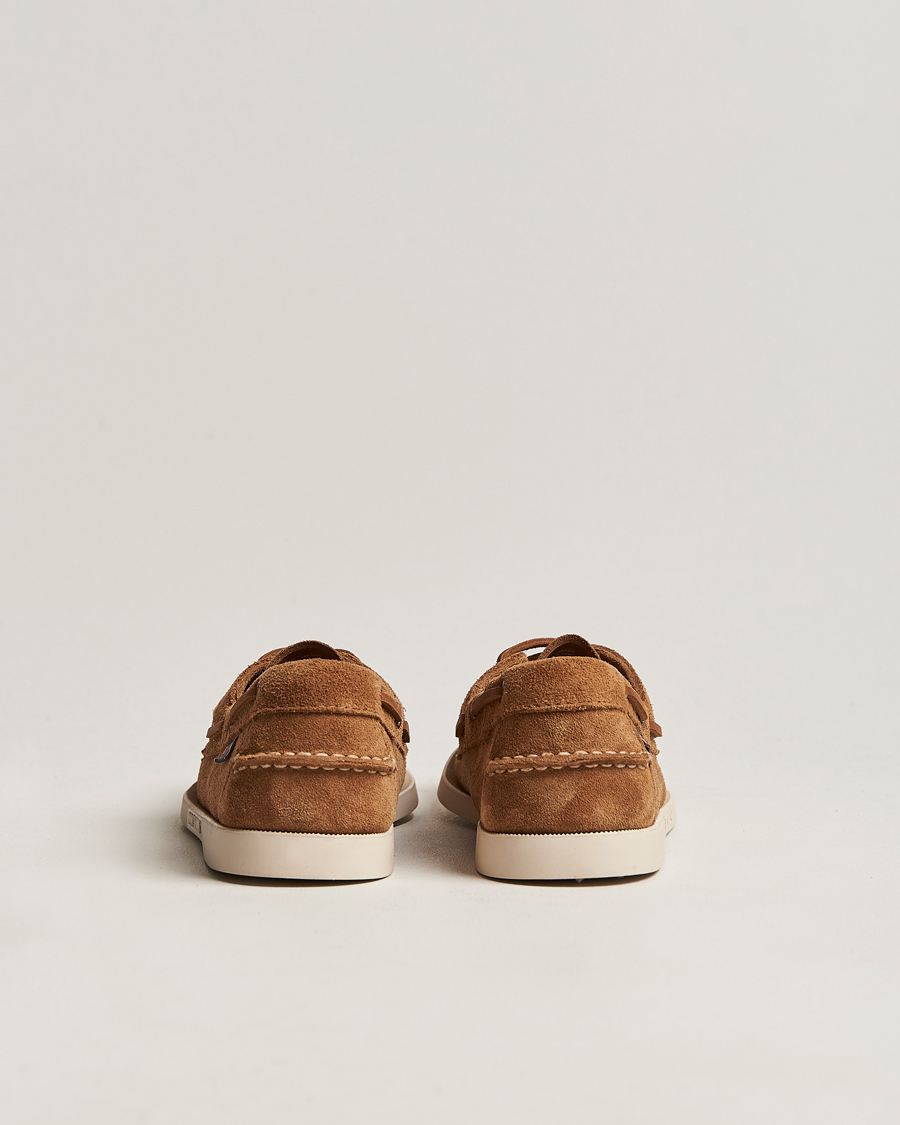 Herren | Segelschuhe | Sebago | Docksides Suede Boat Shoe Brown Cognac