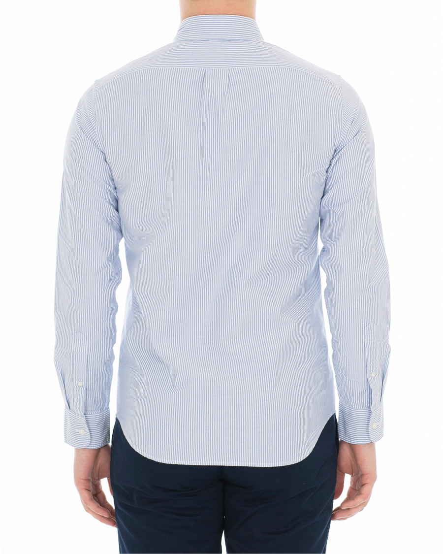 Herren | Hemden | J.Crew | Slim Fit Stretch Oxford University Stripe Shirt Blue