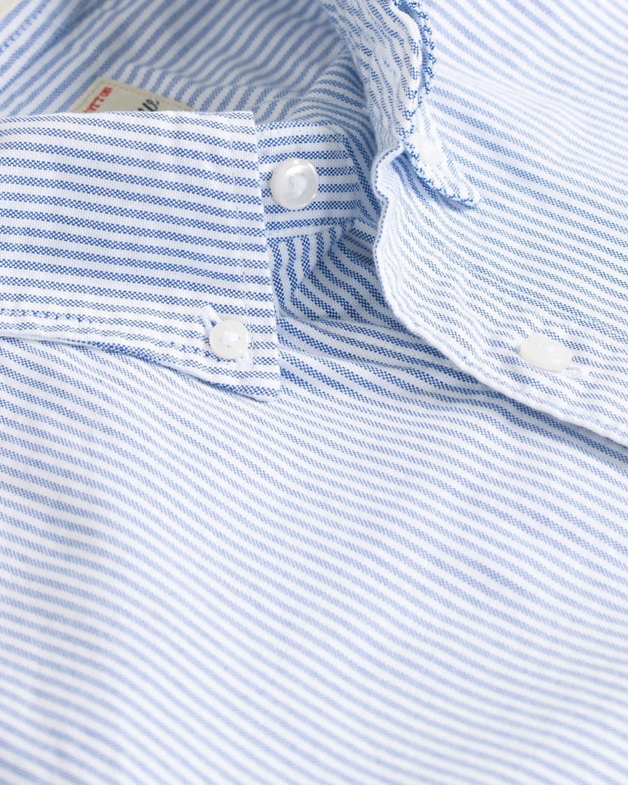 Herren | Hemden | J.Crew | Slim Fit Stretch Oxford University Stripe Shirt Blue