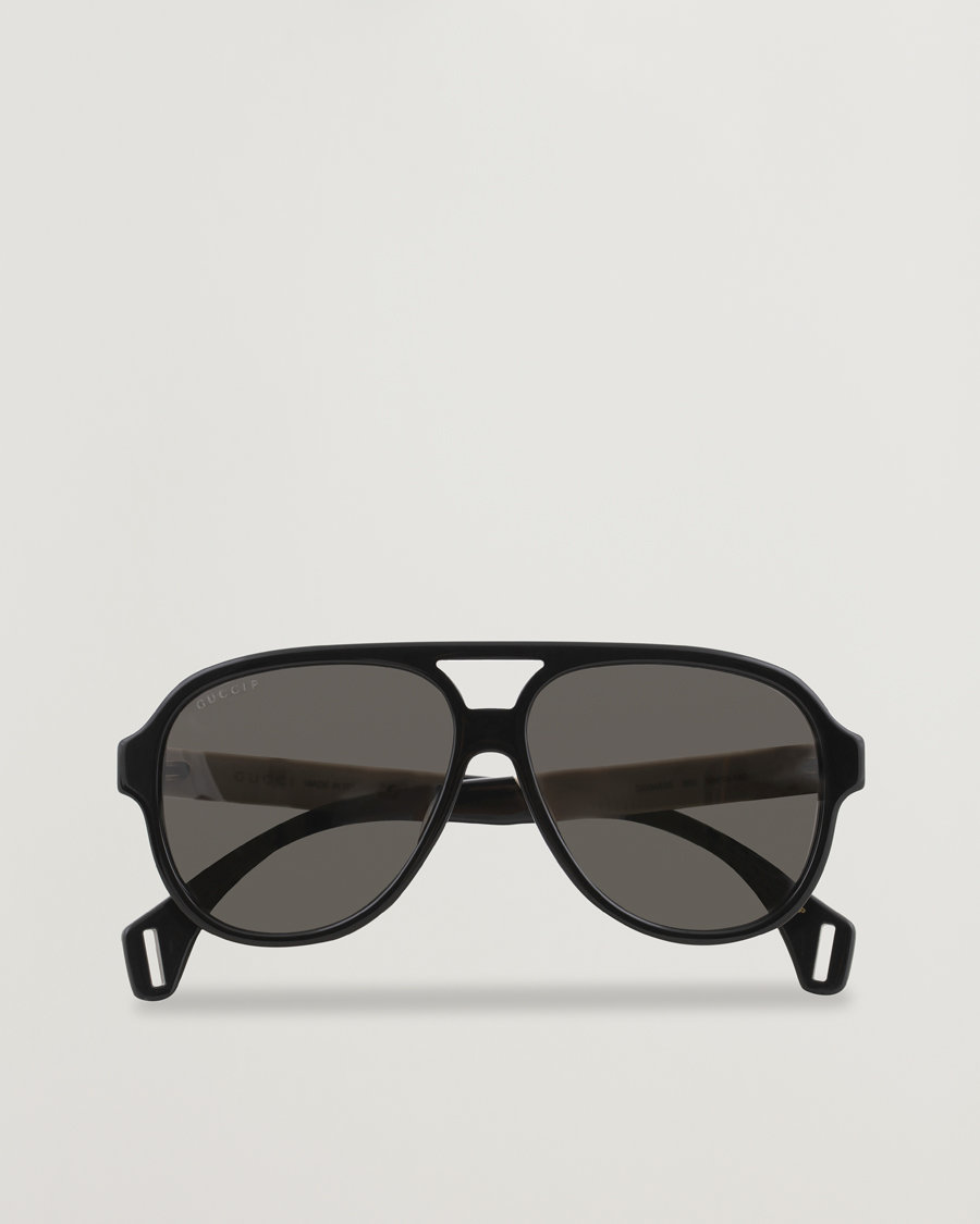 Herren | Gucci GG0463S Sunglasses Black/White/Grey | Gucci | GG0463S Sunglasses Black/White/Grey