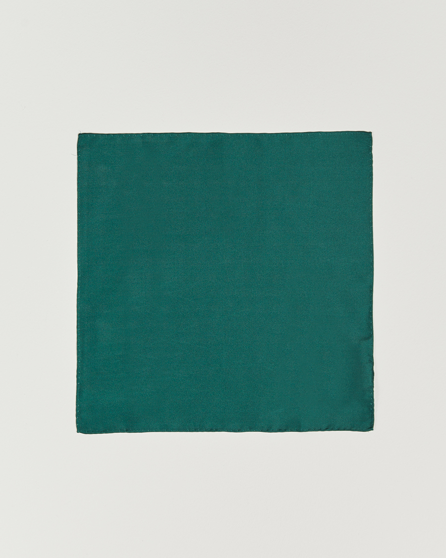Herren | Einstecktücher | Amanda Christensen | Handkercheif Silk Green