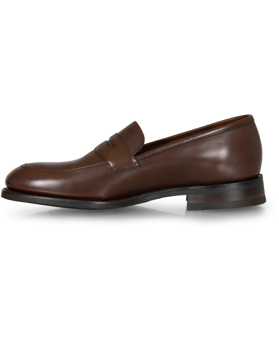 Herren | Loake 1880 MTO Whitehall Penny Loafer Dark Brown Calf | Loake 1880 | MTO Whitehall Penny Loafer Dark Brown Calf