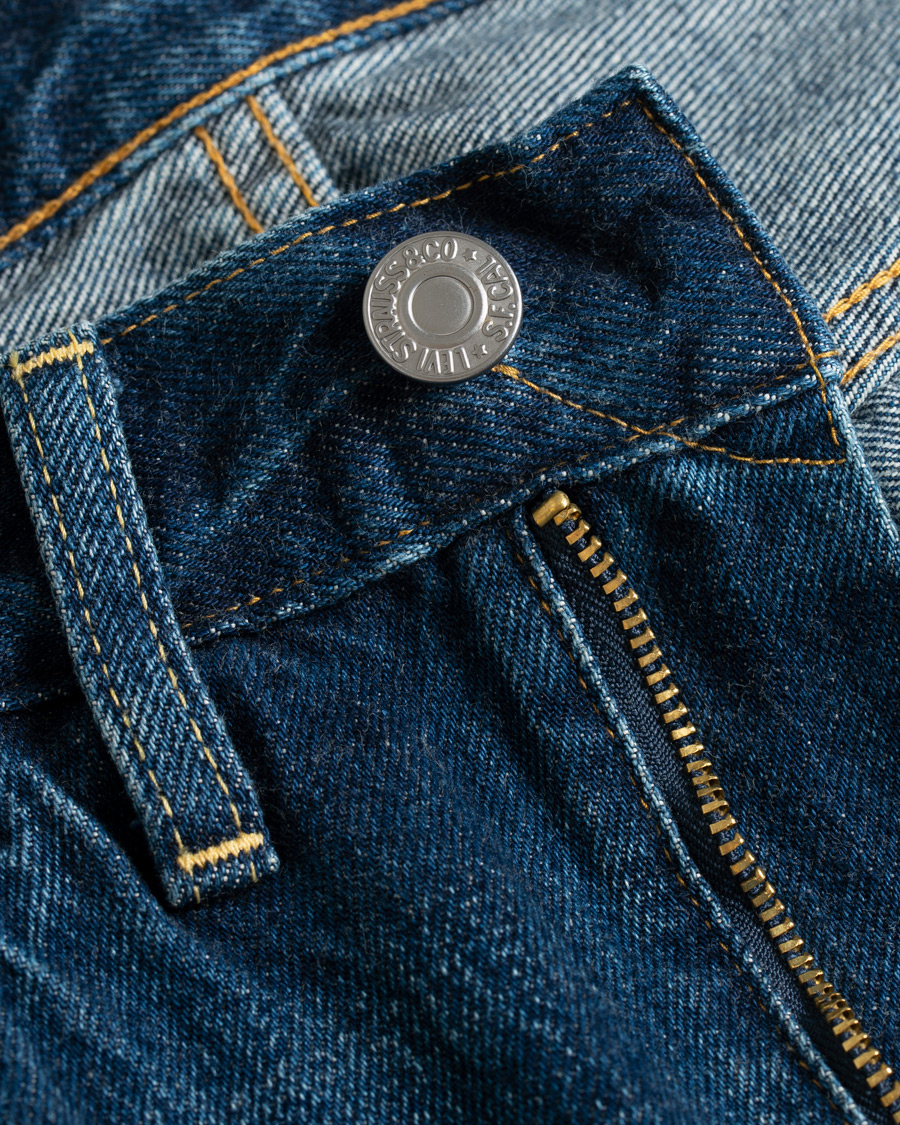 Herren | Jeans | Levi's Vintage Clothing | 1954 Straight Fit 501 Gaslight Jeans Mid Blue