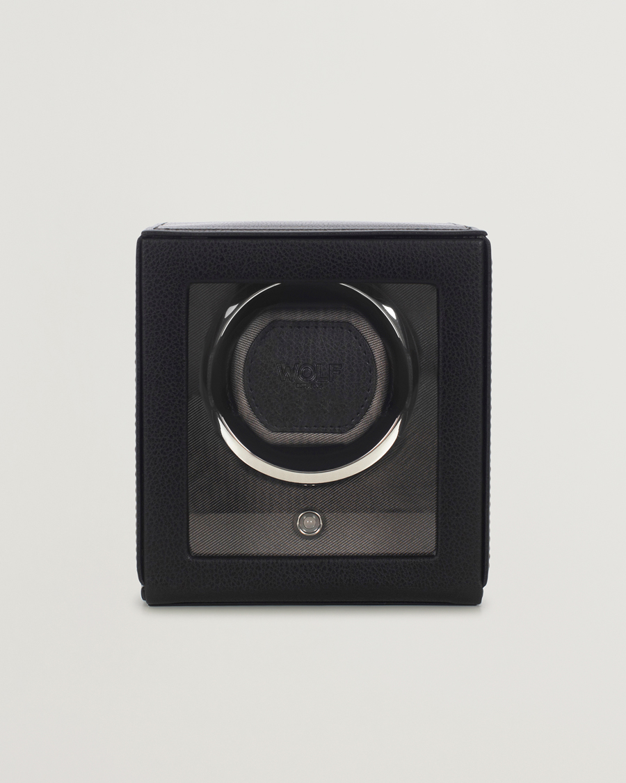 Herren | Uhren- und Schmuckkasten | WOLF | Cub Single Winder With Cover Black