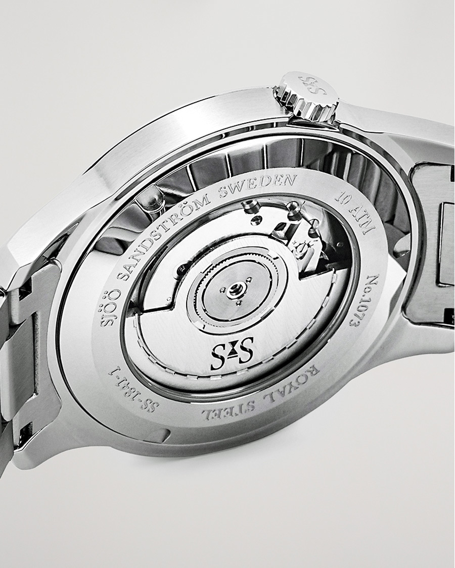 Herren | Sjöö Sandström Royal Steel Classic 41mm Blue and Steel | Sjöö Sandström | Royal Steel Classic 41mm Blue and Steel