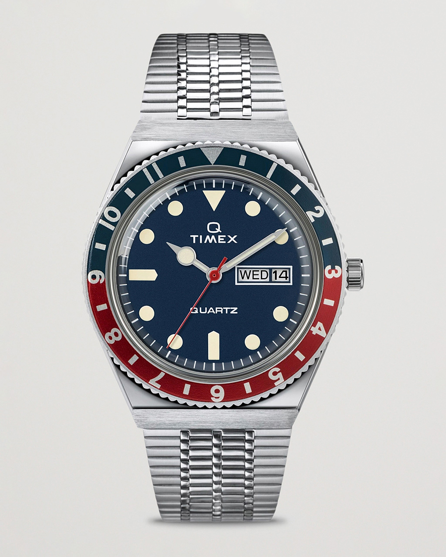 Herren | Timex Q Reissue 1979 Silver/Blue Dial | Timex | Q Reissue 1979 Silver/Blue Dial