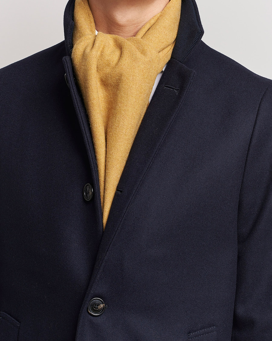 Herren | Amanda Christensen Wool Scarf Yellow Melange | Amanda Christensen | Wool Scarf Yellow Melange