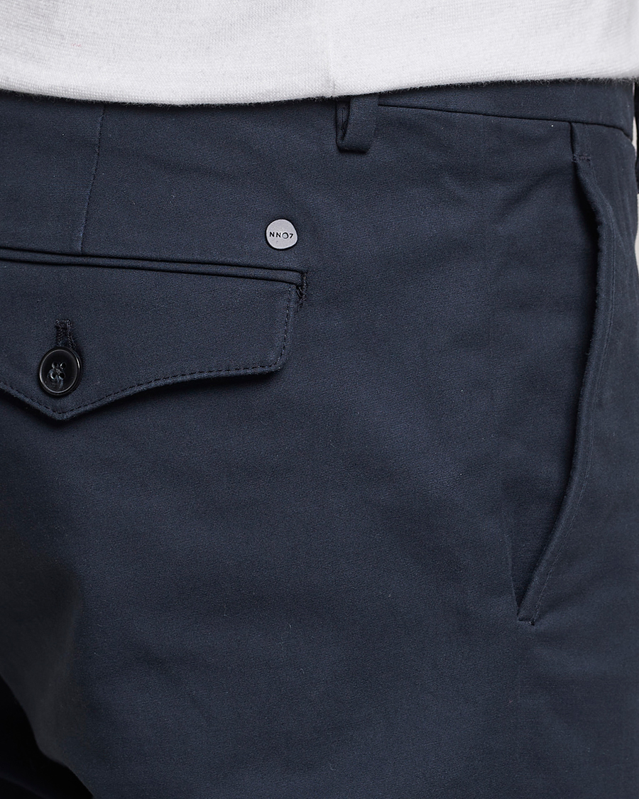 Herren | Hosen | NN07 | Scott Regular Fit Stretch Trousers Navy Blue