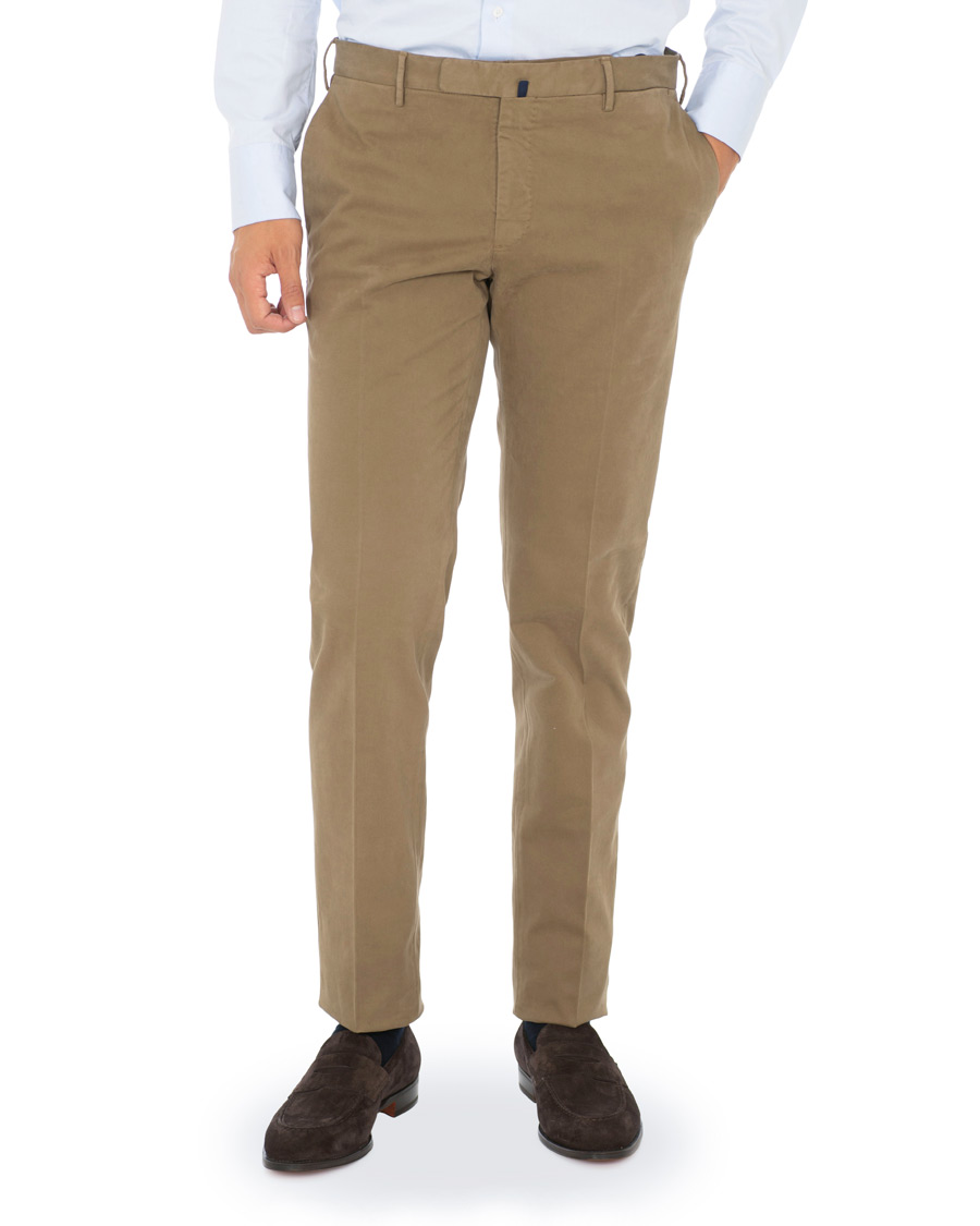 Herren | Hosen | Incotex | Slim Fit Comfort Chino Khaki