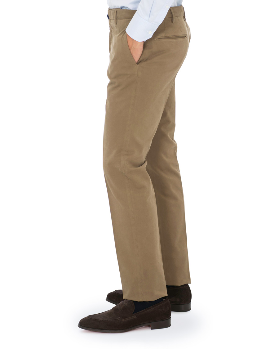Herren | Hosen | Incotex | Slim Fit Comfort Chino Khaki