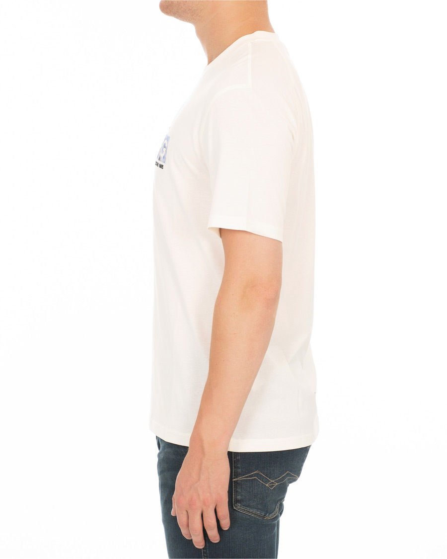 Herren | T-Shirts | J.Lindeberg | Jordan Printed Crew Neck Tee Off White