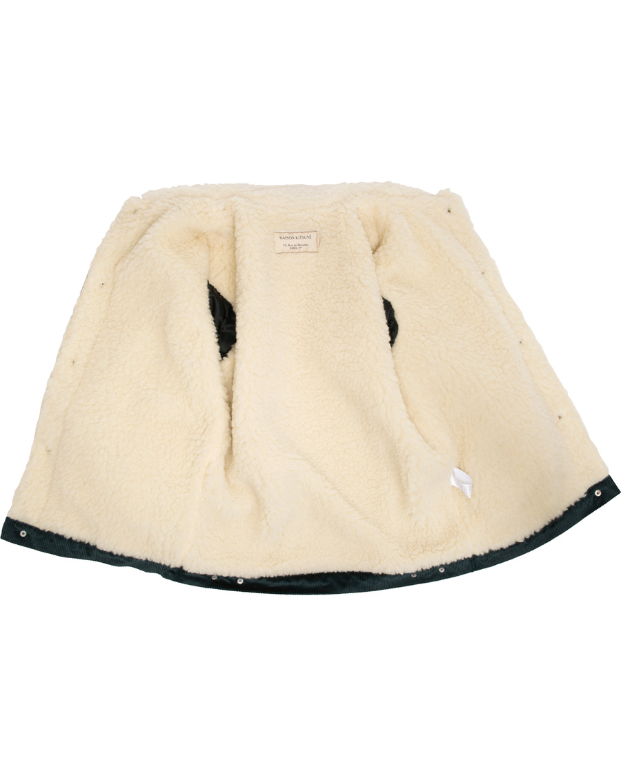 Herren | Jacken | Maison Kitsuné | Corduroy Trucker Jacket Petrol