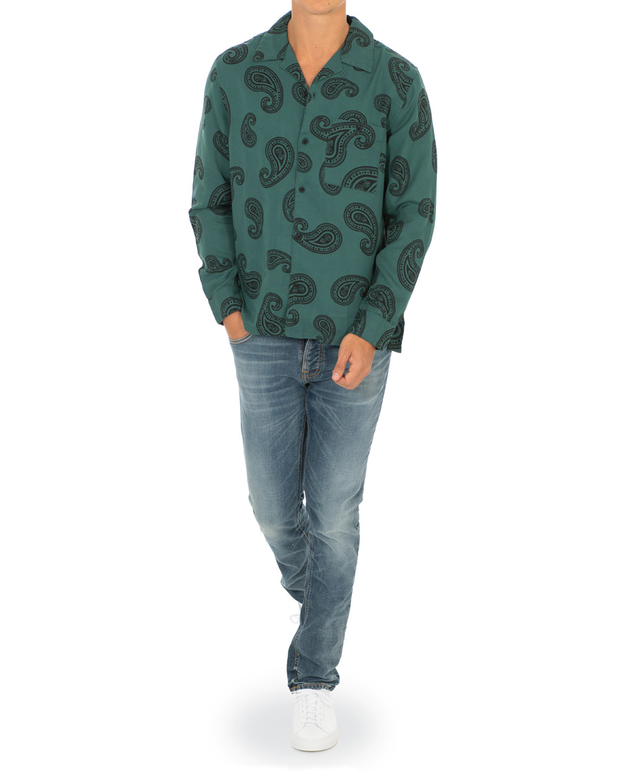 Herren | Hemden | Nudie Jeans | Vidar Paisley Shirt Kattegat