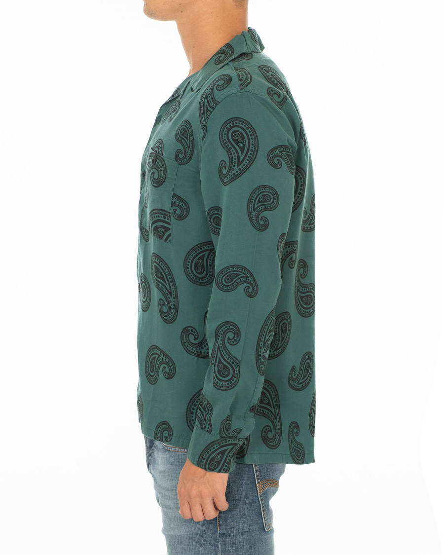 Herren | Hemden | Nudie Jeans | Vidar Paisley Shirt Kattegat