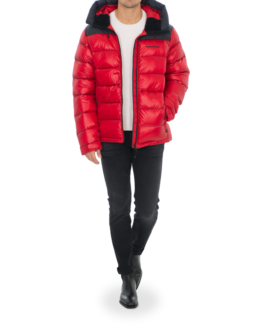 Herren | Jacken | Peak Performance | Frost Glacier Down Hood Jacket Red