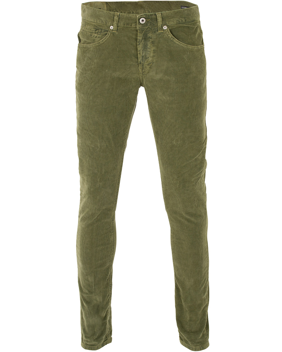 Herren | Hosen | Dondup | George Corduroy Trousers Green