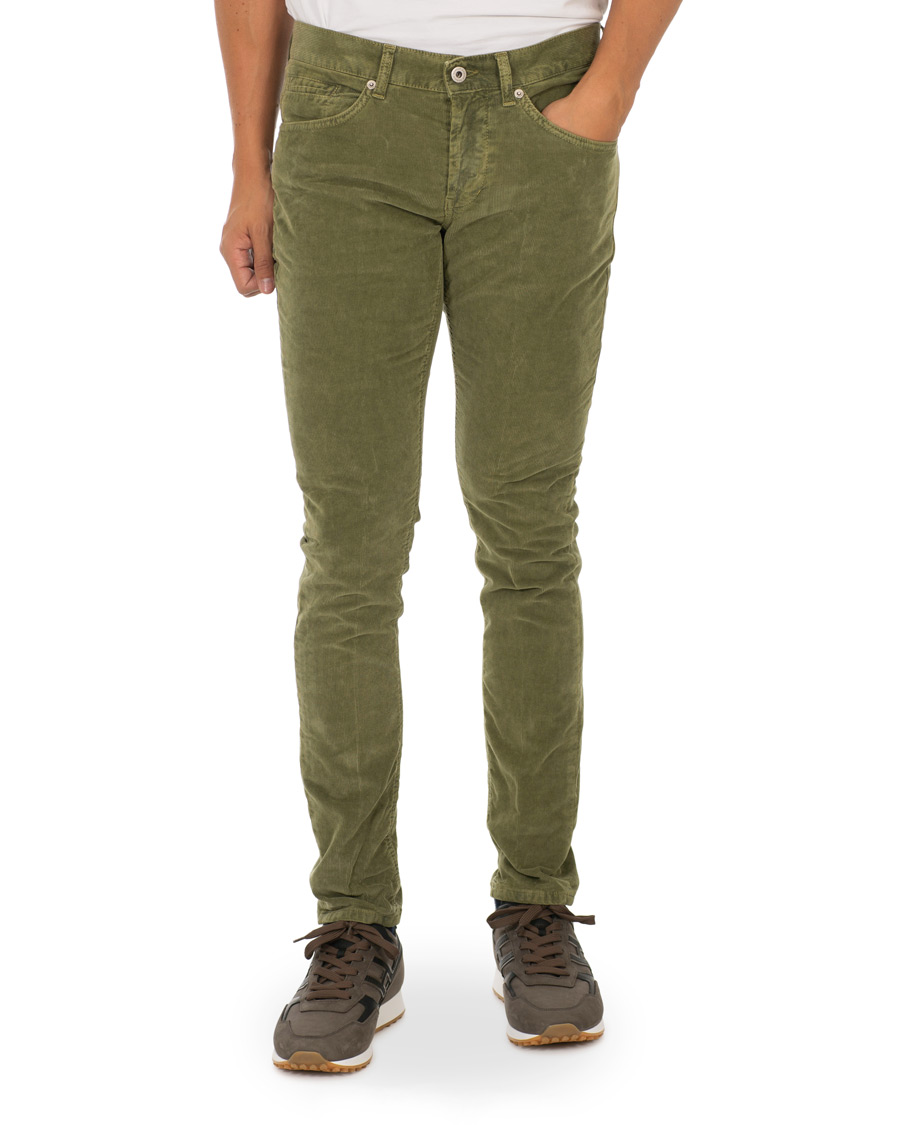 Herren | Hosen | Dondup | George Corduroy Trousers Green