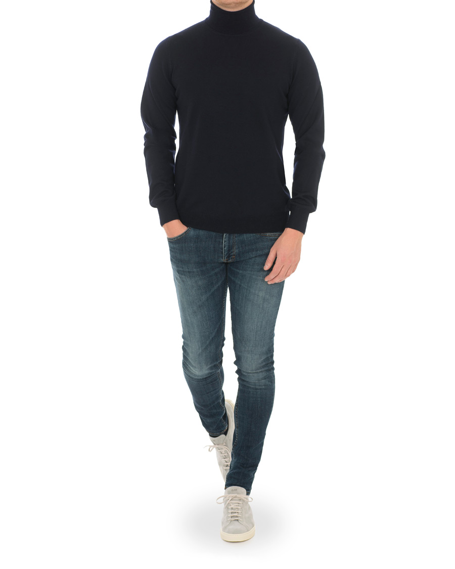 Herren | Jeans | Tiger of Sweden Jeans | Slim Top Stretch Jeans Blue