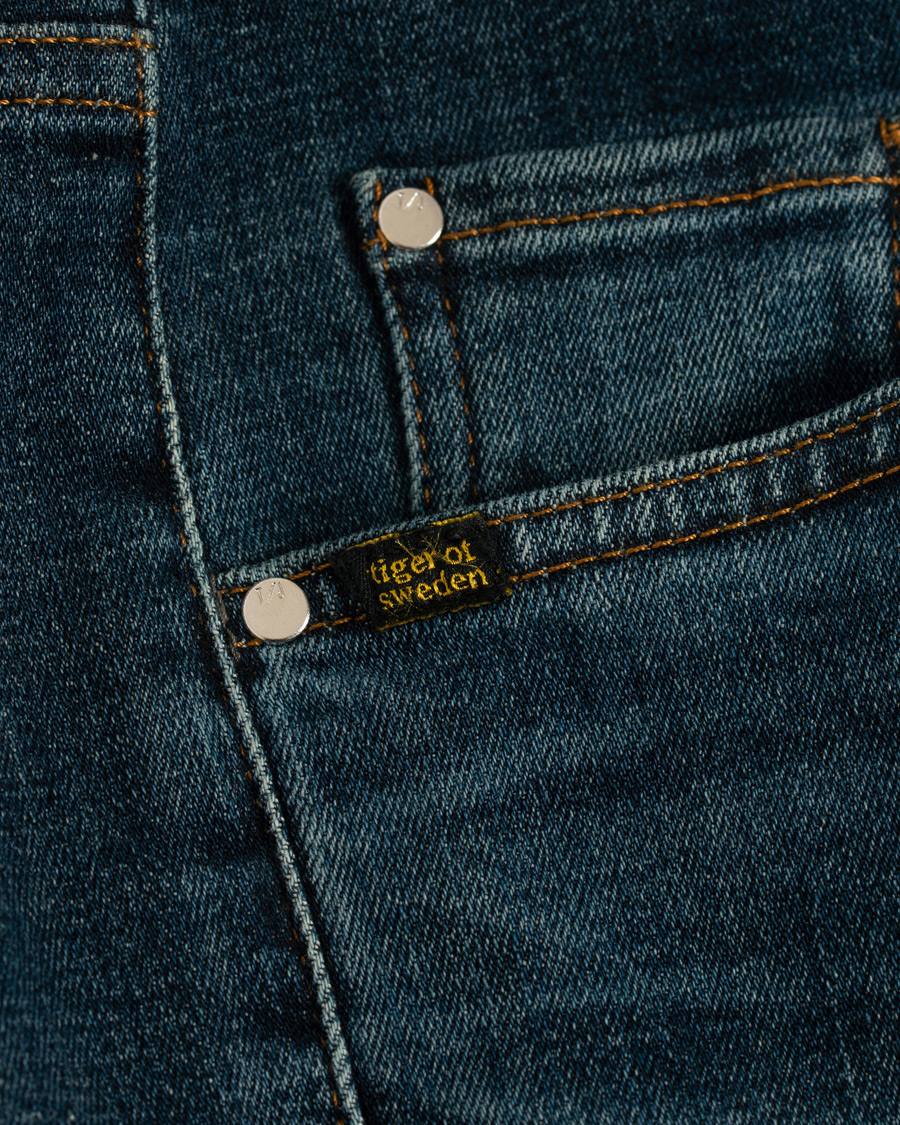 Herren | Jeans | Tiger of Sweden Jeans | Slim Top Stretch Jeans Blue