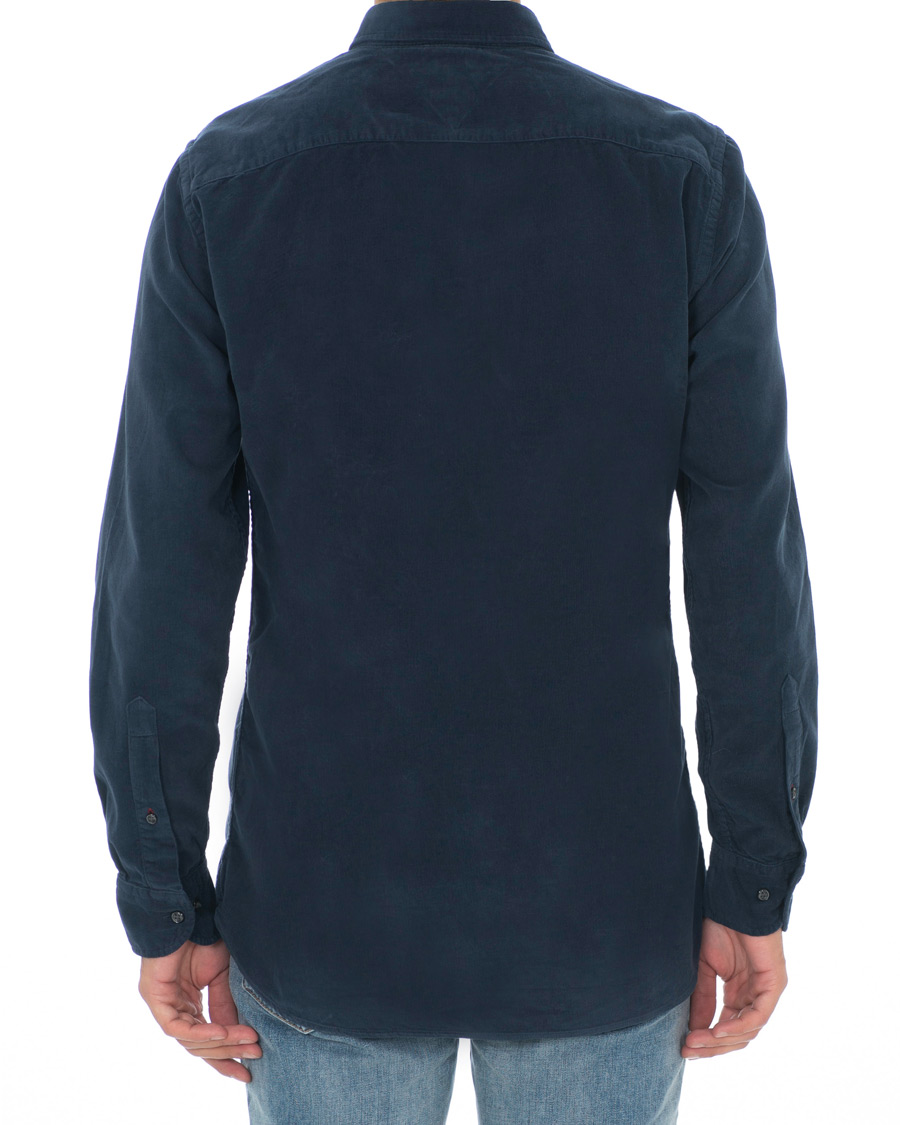 Herren | Hemden | Tommy Hilfiger | Garment Dyed Corduroy Shirt Navy