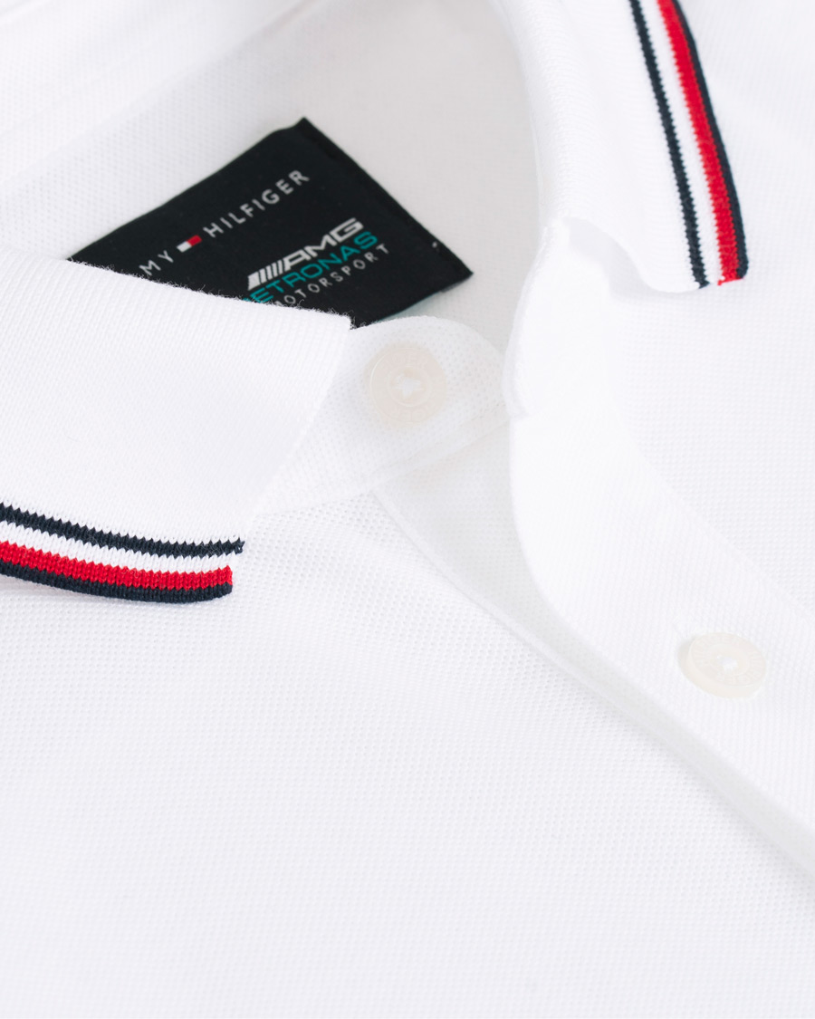 Herren | Poloshirts | Tommy Hilfiger | Mercedes Benz Polo Bright White