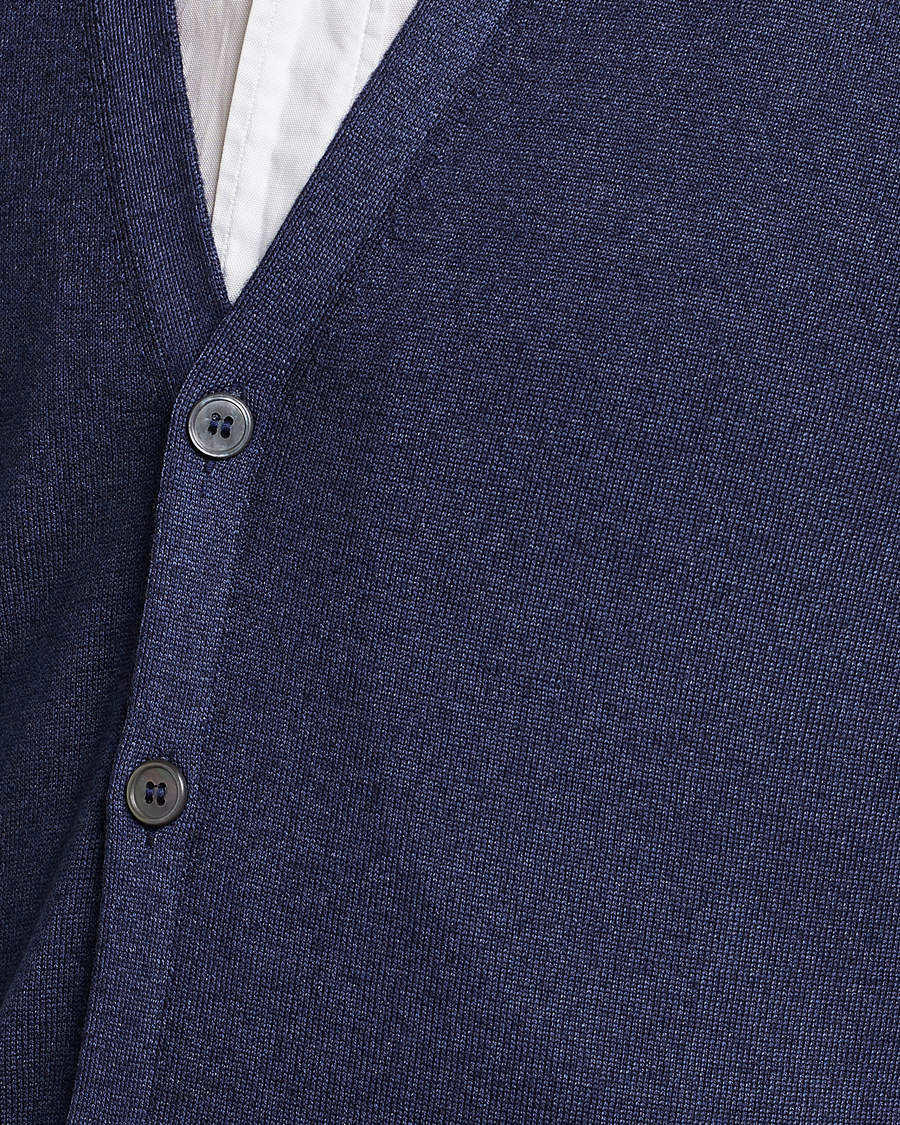 Herren | Pullover | Gran Sasso | Vintage Merino Fashion Fit Slipover Navy