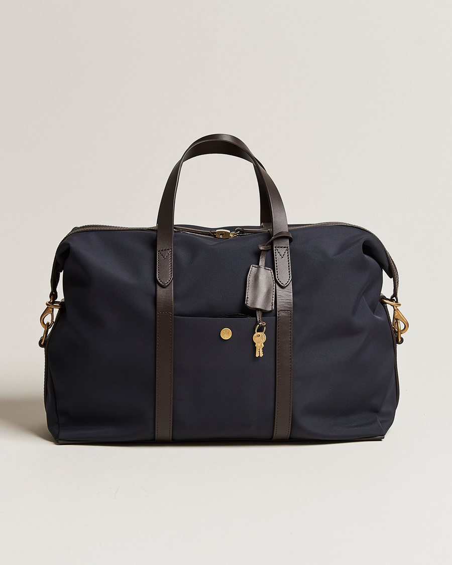 Herren | Taschen | Mismo | M/S Avail 48h Nylon Weekendbag Navy/Dark Brown