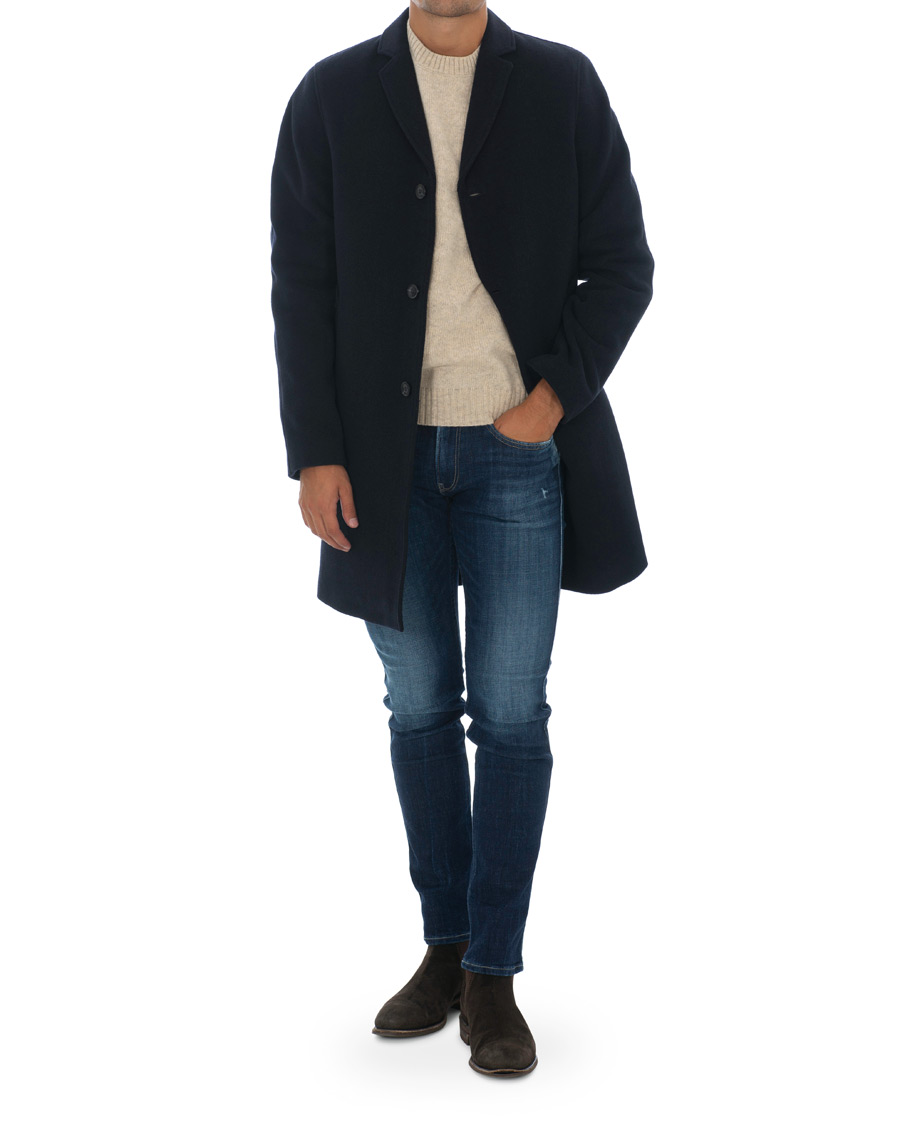 Herren | Jacken | Samsøe Samsøe | Samsøe & Samsøe Bryn Wool Coat Night Sky