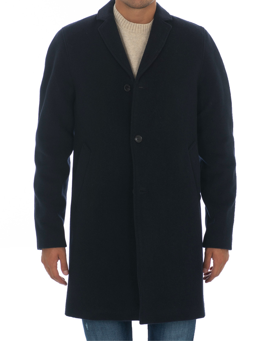 Herren | Jacken | Samsøe Samsøe | Samsøe & Samsøe Bryn Wool Coat Night Sky