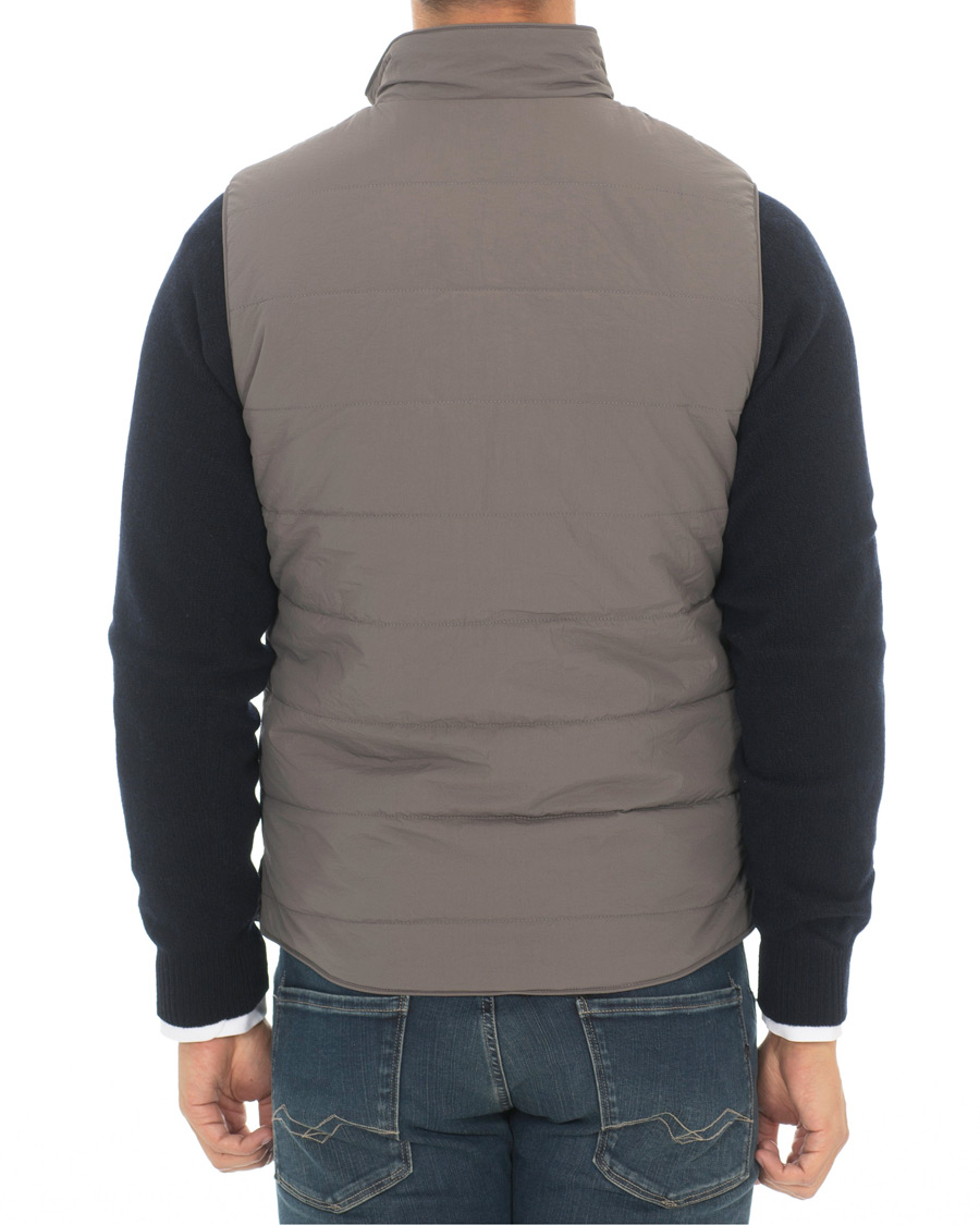 Herren | Jacken | Stenströms | Soft Quilted Nylon Vest Grey
