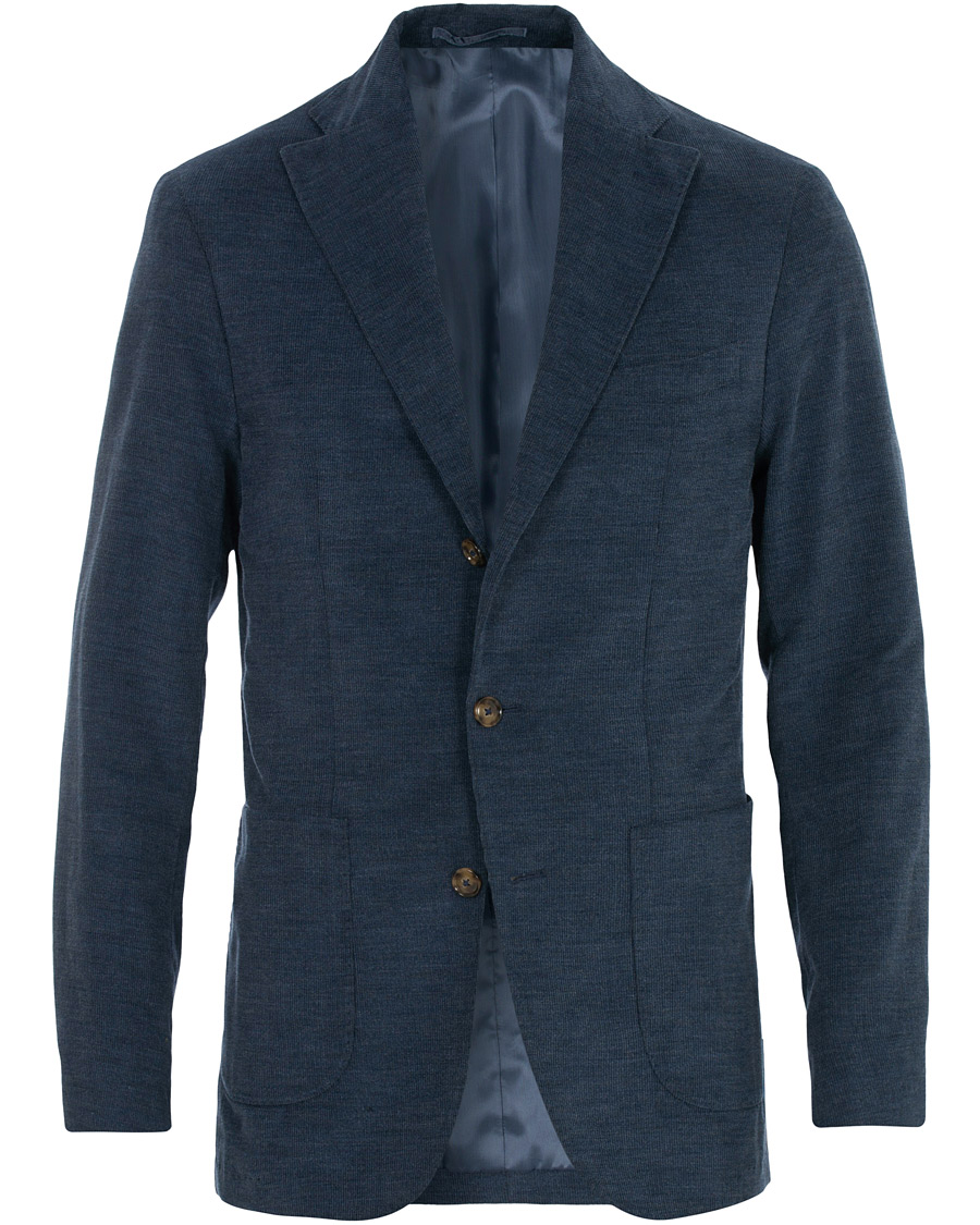 Herren | Sakkos | Stenströms | Cotton Corduroy Blazer Navy