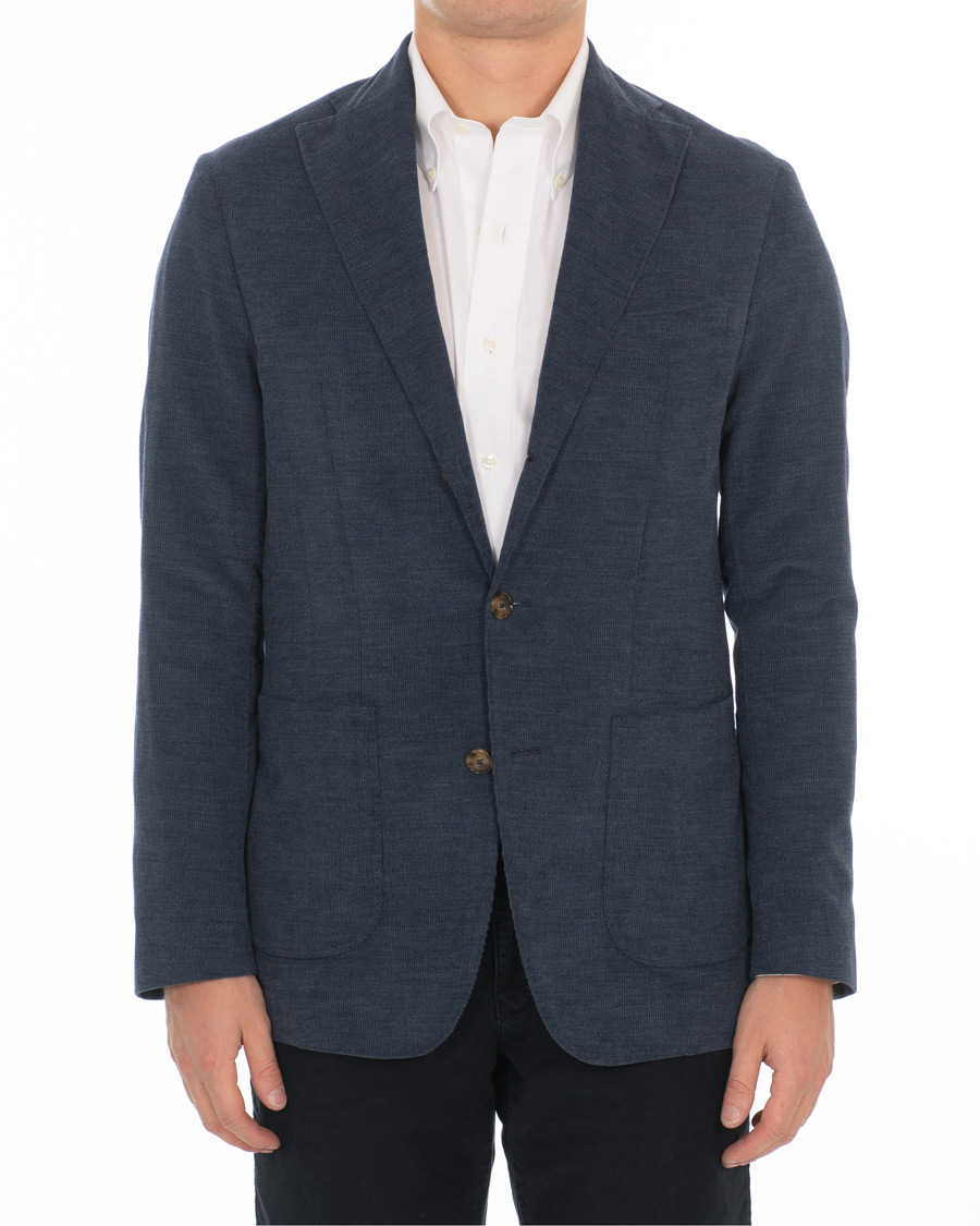 Herren | Sakkos | Stenströms | Cotton Corduroy Blazer Navy