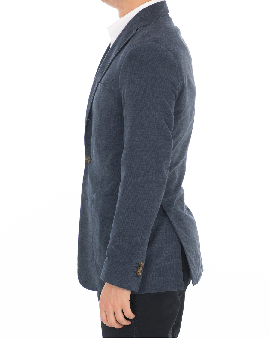 Herren | Sakkos | Stenströms | Cotton Corduroy Blazer Navy