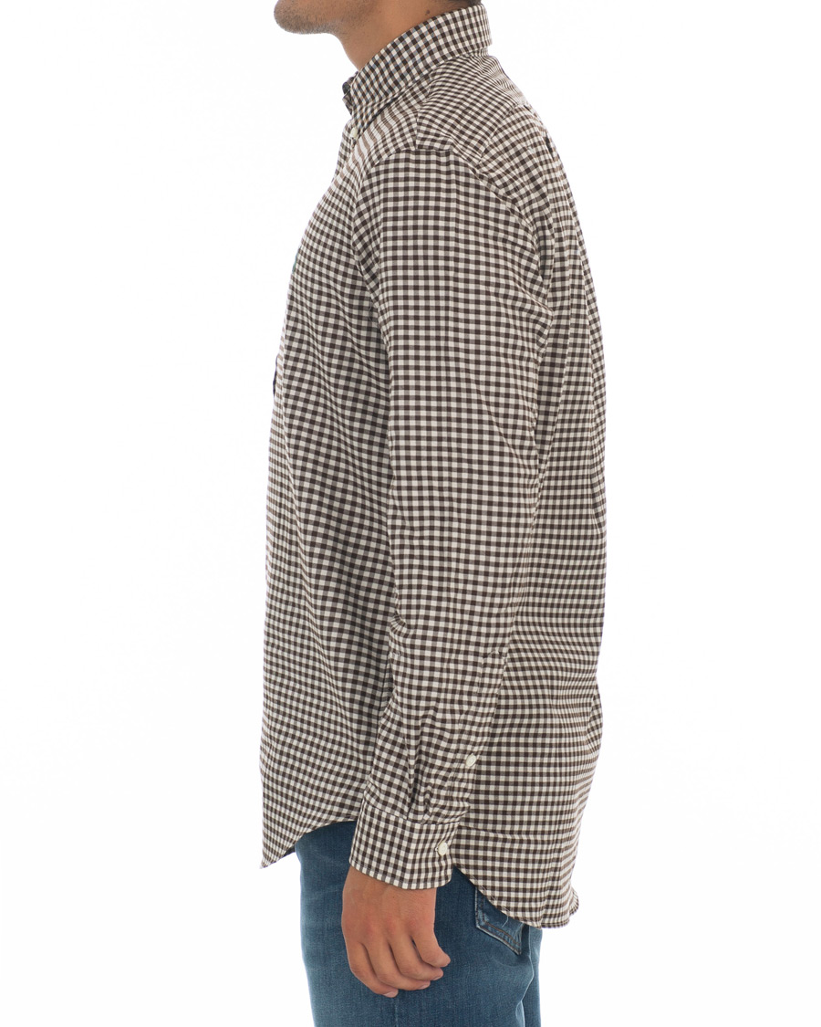 Herren | Hemden | Polo Ralph Lauren | Custom Fit Twill Check Shirt Brown/White