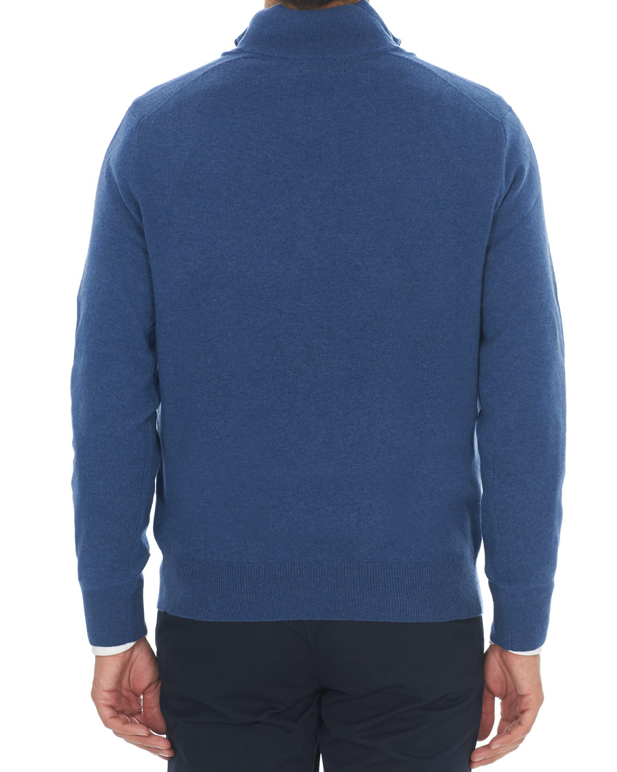 Herren | Pullover | Polo Ralph Lauren | Merino Half Zip Shale Blue