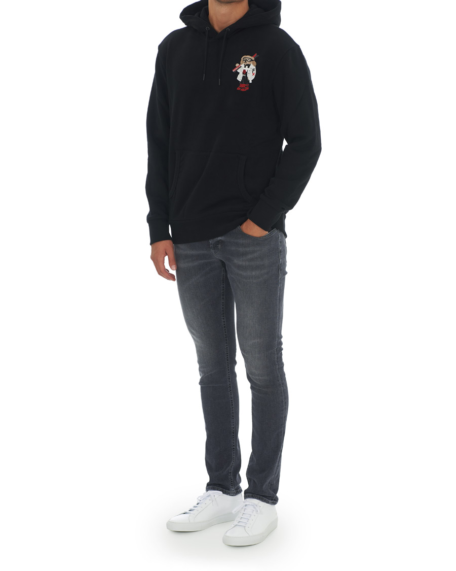 Herren | Pullover | Ralph Lauren Purple Label | Ski Bear Luxury Fleece Hoodie Black