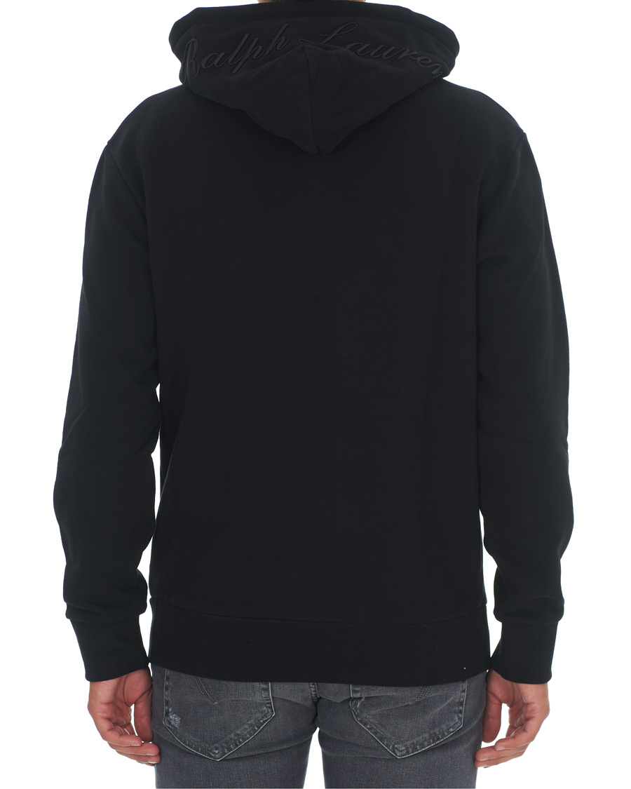 Herren | Pullover | Ralph Lauren Purple Label | Ski Bear Luxury Fleece Hoodie Black