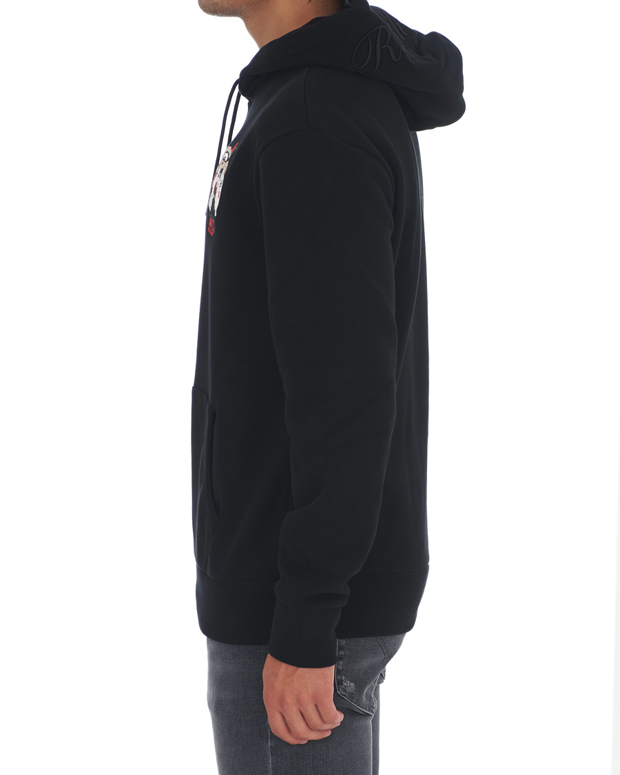 Herren | Pullover | Ralph Lauren Purple Label | Ski Bear Luxury Fleece Hoodie Black