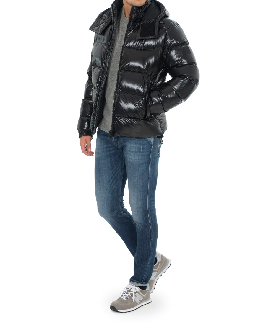 Herren | Jacken | BOSS BLACK | BOSS Domar High Shine Hooded Jacket Black