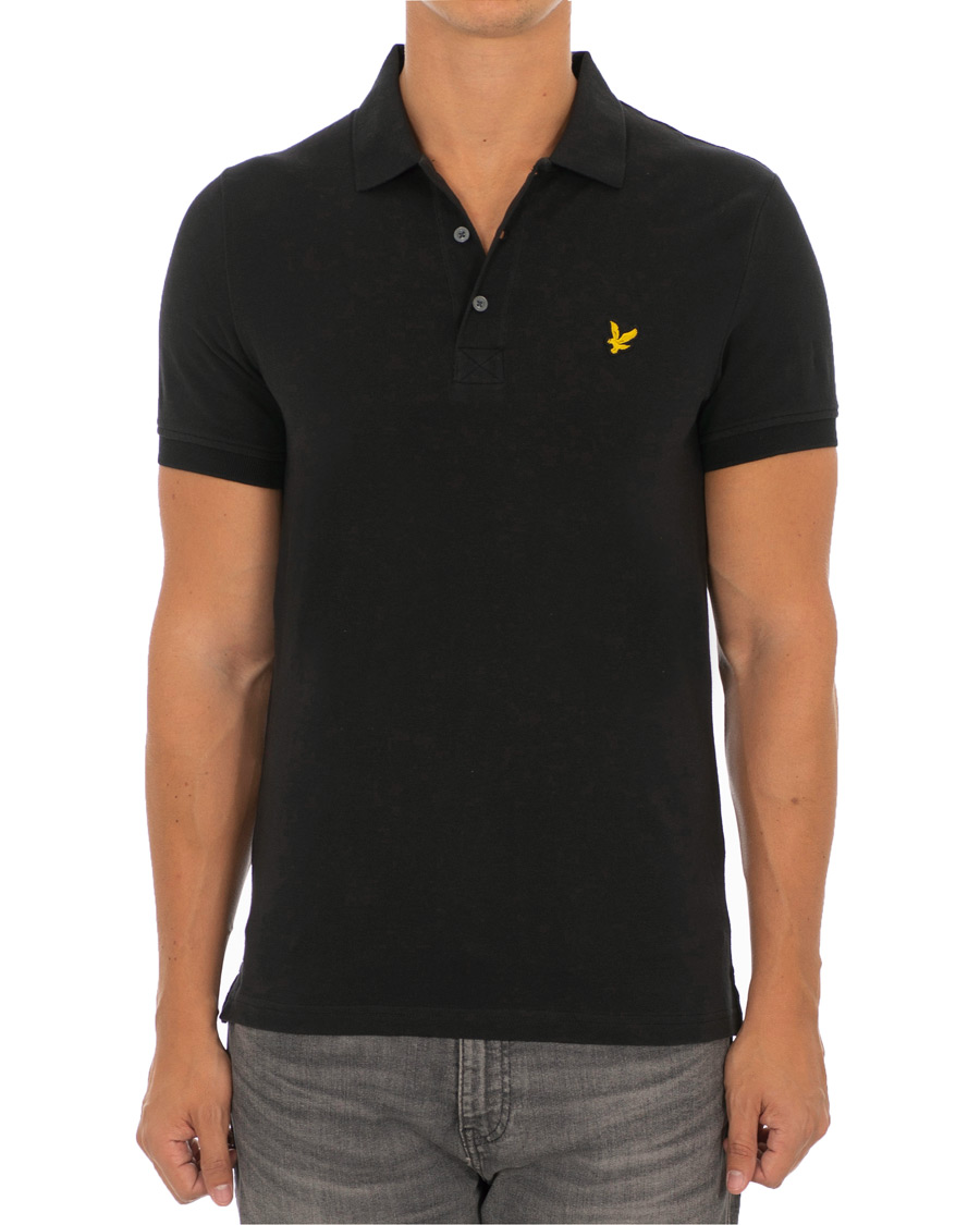 Herren | Poloshirts | Lyle & Scott | Plain Polo Shirt True Black
